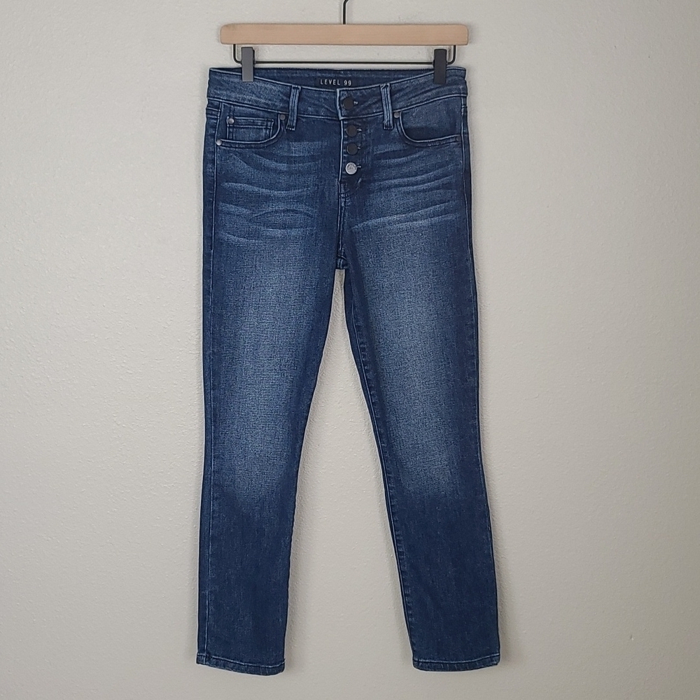 Level 99 from Anthropologie Holly Button Front Jeans